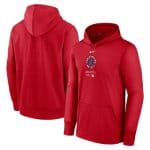 Los Angeles Angels Red Collection City Connect Practice Performance Pullover Hoodie
