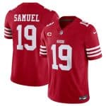 San Francisco 49ers #19 Deebo Samuel Red 2023 F.U.S.E. With 1-Star C Patch Vapor Untouchable Limited Stitched Jersey