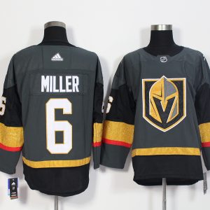 Vegas Golden Knights #6 Colin Miller Grey Stitched Adidas Jersey