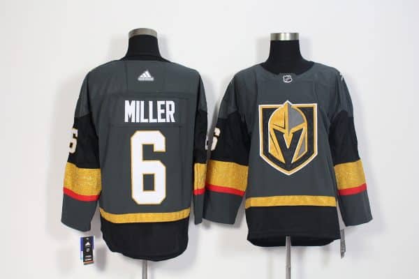 Vegas Golden Knights #6 Colin Miller Grey Stitched Adidas Jersey