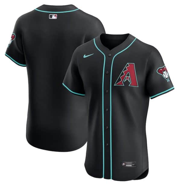 Arizona Diamondbacks Black 2024 Alternate Vapor Premier Elite Patch Flex Base Stitched Jersey