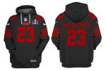 San Francisco 49ers Custom Black Super Bowl LVIII Alternate Pullover Hoodie