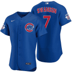 Chicago Cubs #7 Dansby Swanson Royal Flex Base Stitched Jersey