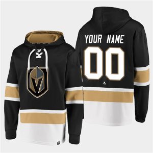 Vegas Golden Knights Custom Black All Stitched Sweatshirt Hoodie
