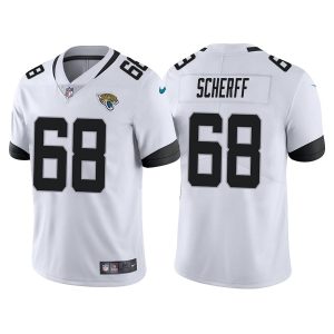 Jacksonville Jaguars #68 Brandon Scherff White Vapor Untouchable Limited Stitched Jersey