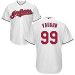 Indians #99 Ricky Vaughn White New Cool Base Stitched Jersey