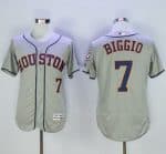 Astros #7 Craig Biggio Grey Flexbase Authentic Collection Stitched Jersey