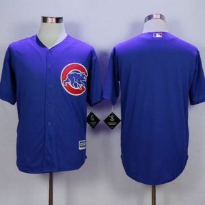 Cubs Blank Blue New Cool Base Stitched Jersey
