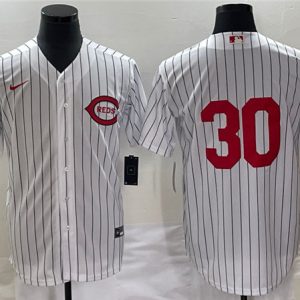 Cincinnati Reds #30 Will Benson White Field Of Dreams Stitched Jersey