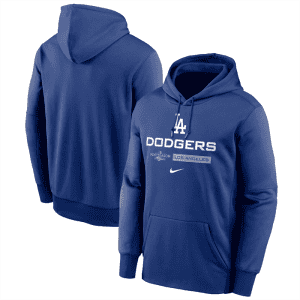 Los Angeles Dodgers Royal 2022 Therma Performance Pullover Hoodie