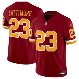 Washington Commanders #23 Marshon Lattimore Burgundy 2025 F.U.S.E. Throwback Limited Football Stitched Jersey