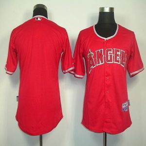 Angels Of Anaheim Blank Red Cool Base Stitched Jersey