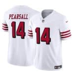San Francisco 49ers #14 Ricky Pearsall New White 2024 Draft F.U.S.E. Vapor Untouchable Limited Stitched Jersey