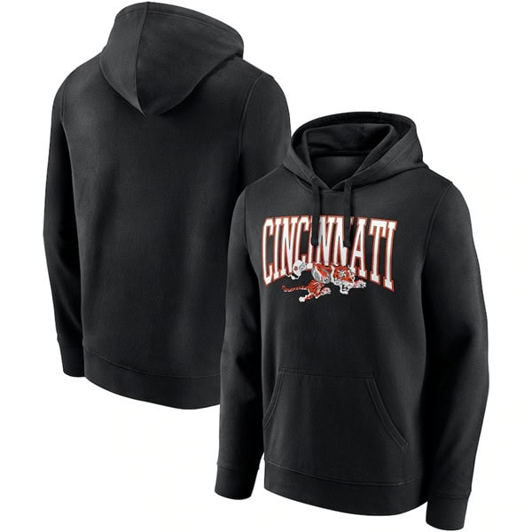 Cincinnati Bengals Black Gridiron Classics Campus Standard Pullover Hoodie