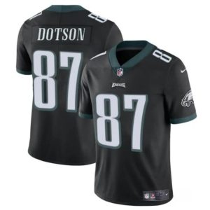 Philadelphia Eagles #87 Jahan Dotson Black Vapor Untouchable Limited Stitched Jersey