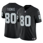 Las Vegas Raiders #80 Ian Thomas Black 2025 F.U.S.E. Vapor Stitched Jersey