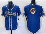 Los Angeles Rams Team Logo Royal Cool Base Stitched Jersey