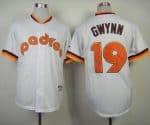 Padres #19 Tony Gwynn White 1984 Turn Back The Clock Stitched Jersey