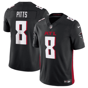Atlanta Falcons #8 Kyle Pitts Black 2023 F.U.S.E. Vapor Untouchable Limited Stitched Jersey