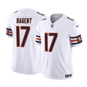 Chicago Bears #17 Tyson Bagent White 2023 F.U.S.E. Vapor Untouchable Limited Stitched Jersey