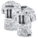 Dallas Cowboys #11 Micah Parsons Arctic Camo 2024 F.U.S.E. Salute To Service Limited Stitched Jersey