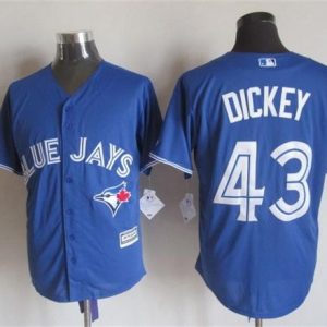 Blue Jays #43 R.A. Dickey Blue New Cool Base Stitched Jersey