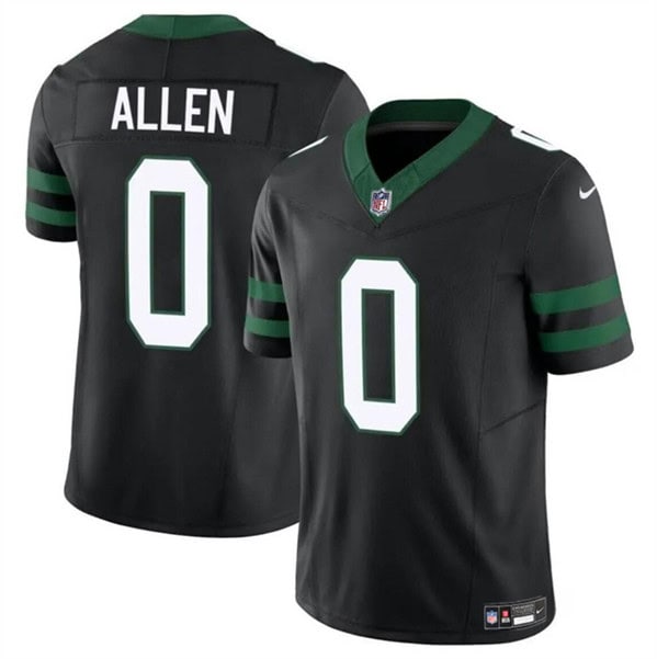 New York Jets #0 Braelon Allen Black 2023 F.U.S.E Vapor Untouchable Limited Stitched Jersey
