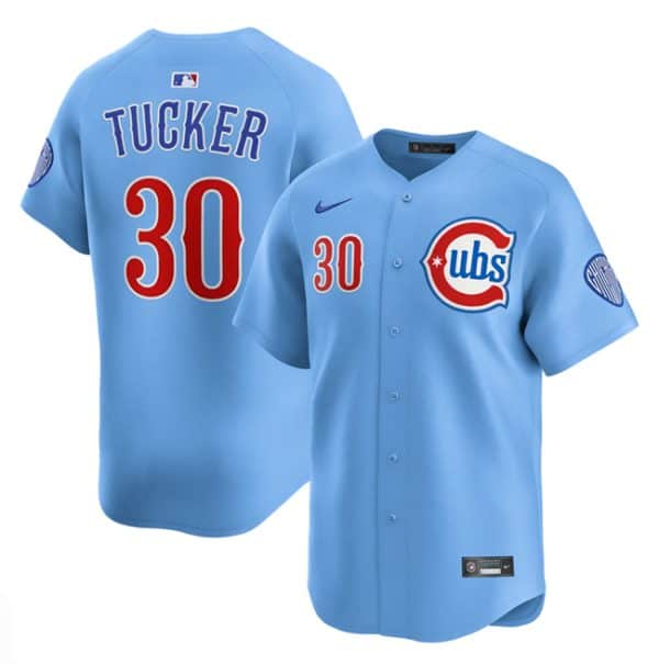 Chicago Cubs #30 Kyle Tucker Blue 2024 25 2nd Alternate Limited Stitched Jersey