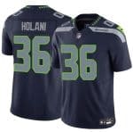 Seattle Seahawks #36 George Holani Navy F.U.S.E Vapor Limited Stitched Jersey