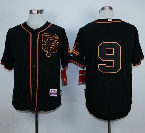 Giants #9 Matt Williams Black Alternate Cool Base Stitched Jerseys
