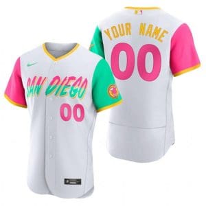 San Diego Padres White 2022 City Connect Flex Base Stitched Jersey