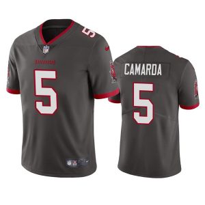 Tampa Bay Buccaneers #5 Jake Camarda Gray Vapor Untouchable Limited Stitched Jersey