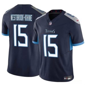 Tennessee Titans #15 Nick Westbrook-Ikhine Navy 2024 F.U.S.E. Vapor Limited Stitched Jersey