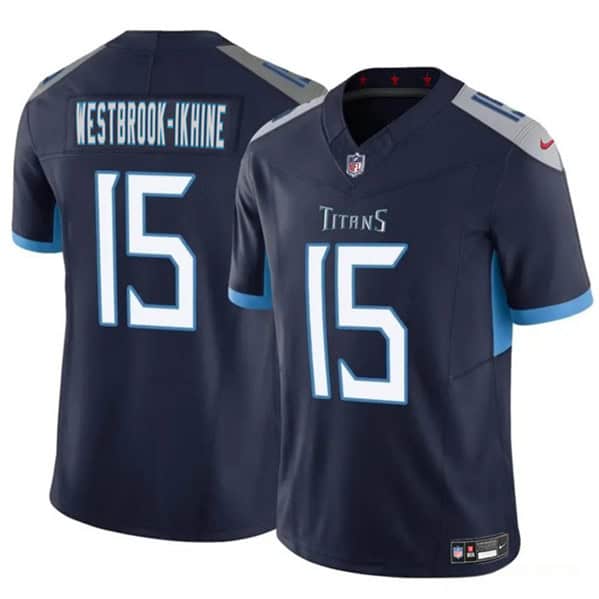 Tennessee Titans #15 Nick Westbrook-Ikhine Navy 2024 F.U.S.E. Vapor Limited Stitched Jersey