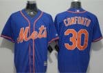 Mets #30 Michael Conforto Blue New Cool Base Alternate Home Stitched Jersey
