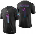 Miami Dolphins #1 Tua Tagovailoa Black Vapor Limited Stitched Jersey