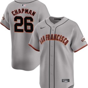 San Francisco Giants #26 Matt Chapman Gray 2024 Away Limited Stitched Jersey