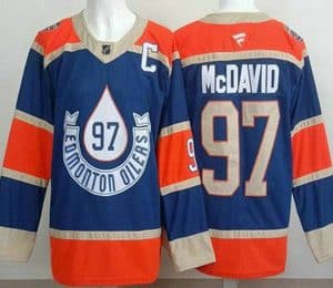 Edmonton Oilers #97 Connor McDavid Blue Heritage Classic Authentic Jersey