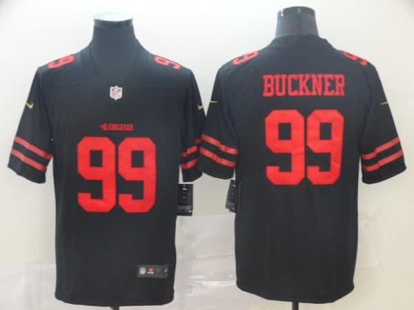 San Francisco 49ers #99 DeForest Buckner Black Vapor Untouchable Limited Stitched Jersey