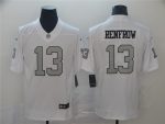 Raiders #13 Hunter Renfrow White Color Rush Limited Stitched Jersey