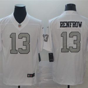 Raiders #13 Hunter Renfrow White Color Rush Limited Stitched Jersey