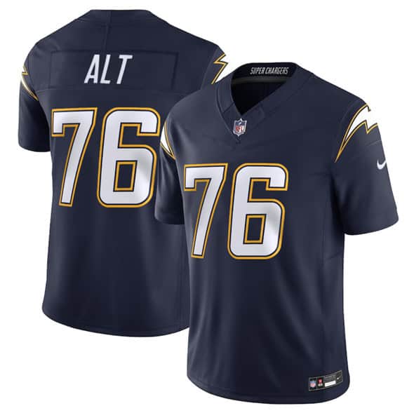 Los Angeles Chargers #76 Joe Alt Navy 2025 F.U.S.E. Alternate Vapor Limited Stitched Jersey