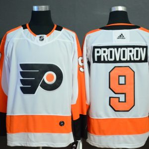 Philadelphia Flyers #9 Ivan Provorov White Stitched Jersey