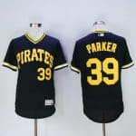 Pirates #39 Dave Parker Black Flexbase Authentic Collection Cooperstown Stitched Jersey