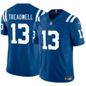 Indianapolis Colts #13 Laquon Treadwell Blue 2025 F.U.S.E. Vapor Limited Stitched Jersey