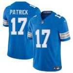 Detroit Lions #17 Tim Patrickn Blue 2024 F.U.S.E. Vapor Limited Stitched Jersey