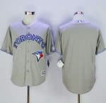 Blue Jays Blank Grey New Cool Base Stitched Jersey