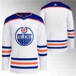Edmonton Oilers Blank White Stitched Jersey