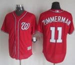Nationals #11 Ryan Zimmerman Red New Cool Base Stitched Jersey
