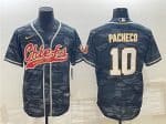 Kansas City Chiefs #10 Isiah Pacheco Gray Camo With Patch Cool Base Stitched Jersey